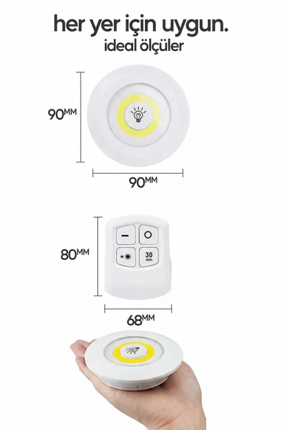 Uzaktan Kumandalı 3'lü Led Lamba